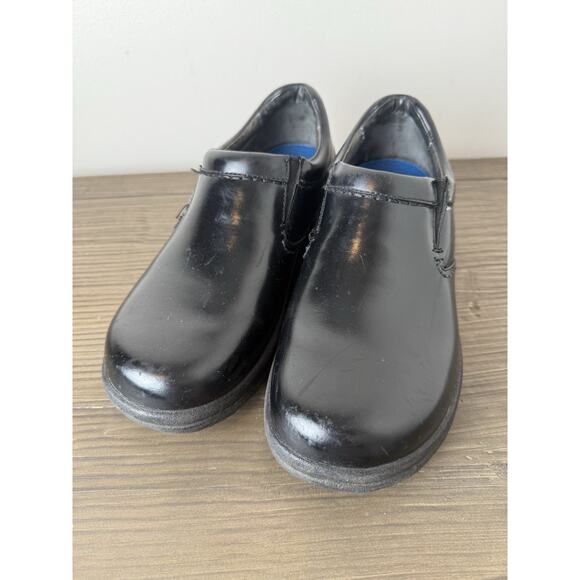 Dansko Wynn Men’s Size 7.5 8 EU 41 Slip Resistant Black Leather Slip On Shoes - Picture 3 of 10